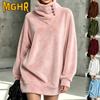 Women's Fashion Casual Solid Color Print Autumn Winter Long Sleeve Hoodie