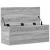 Vidaxl Skrzynia, Szary Dąb Sonoma, 90X35X35, Materiał Drewnopochodny