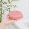 Dog Treat Pouch, Dog Bowl with Metal Carabiner, Puppy Treat Holder, Pet Food Container with Lid for Travel Walking Training Trips