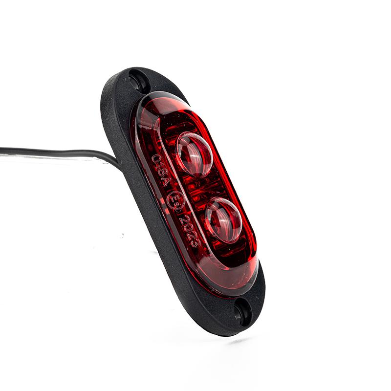 12V 24V Truck Led Side Marker Light Car Trailer Dot E8 Mark Reflector Van Clearance Lamp For Lorry Rv Bus Boat