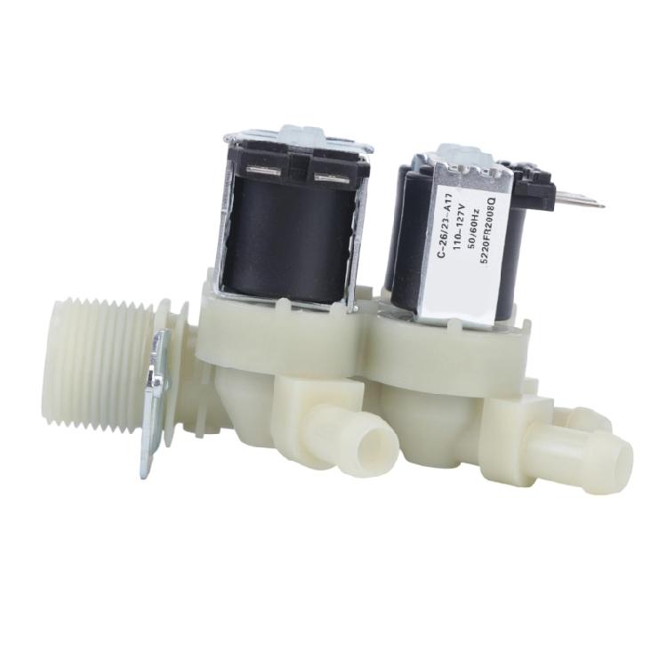 ABS Water Inlet Valves 110V Electric Water Inlet Solenoid Valves For Washers Durability Impacts Resistant Fast Install
