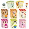 Toy Story Puzzle Stickers: 8-Sheet Set, Popular Cartoon Characters, Self-Adhesive & Waterproof for Scrapbook Decoration