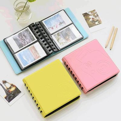 3 Inch Mini 68 Pockets Instant Photo Album Picture Case Compatible for Instax Film 7s 8 9 11 25 50s 70 90 Link