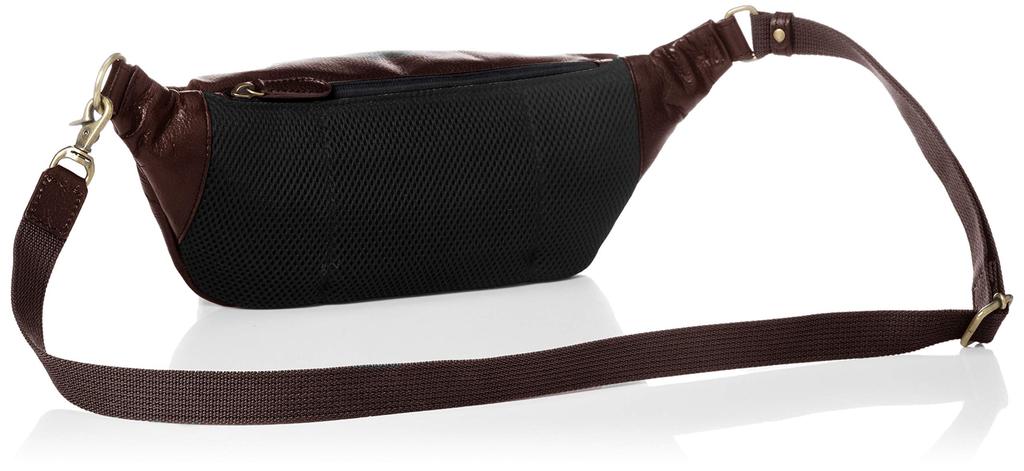 Cowhide Body Bag AVX5614 Genuine Leather Chocolate [Avirex]