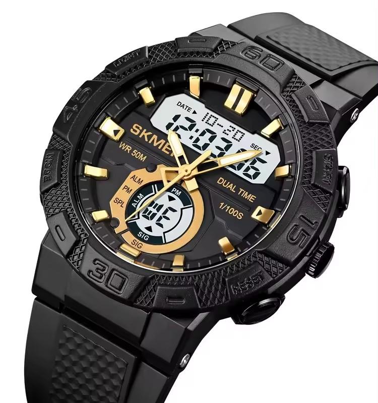 SKMEI 1881 Men's Black Resin Material Hot Sell Watches Digital Movt Multi-function Outdoor Sport Luxury Business Watch