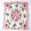 Small square scarf carriage chain silk scarf female Korean scarf versatile thin scarf headband decorative summer scarf autumn and winter