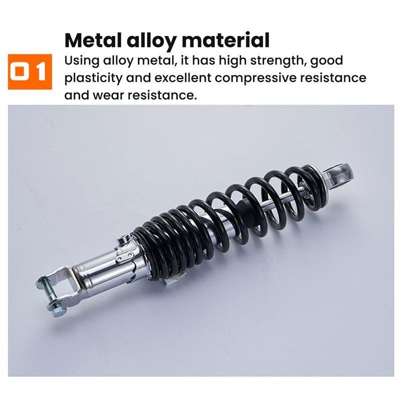 Replacement Rear Shock Absorber With Spring For Motorcycle 300MM 3000LB Steel Alloy Waterproof For JOG 100