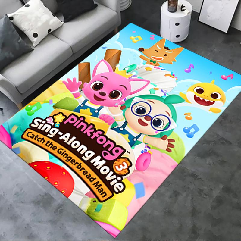 

2025 New Pinkfong Carpet Rug for Living Room Bedroom Home Sofa Decoration,Kids play Non-slip Floor Mat110 40x60cm( 15x23in )