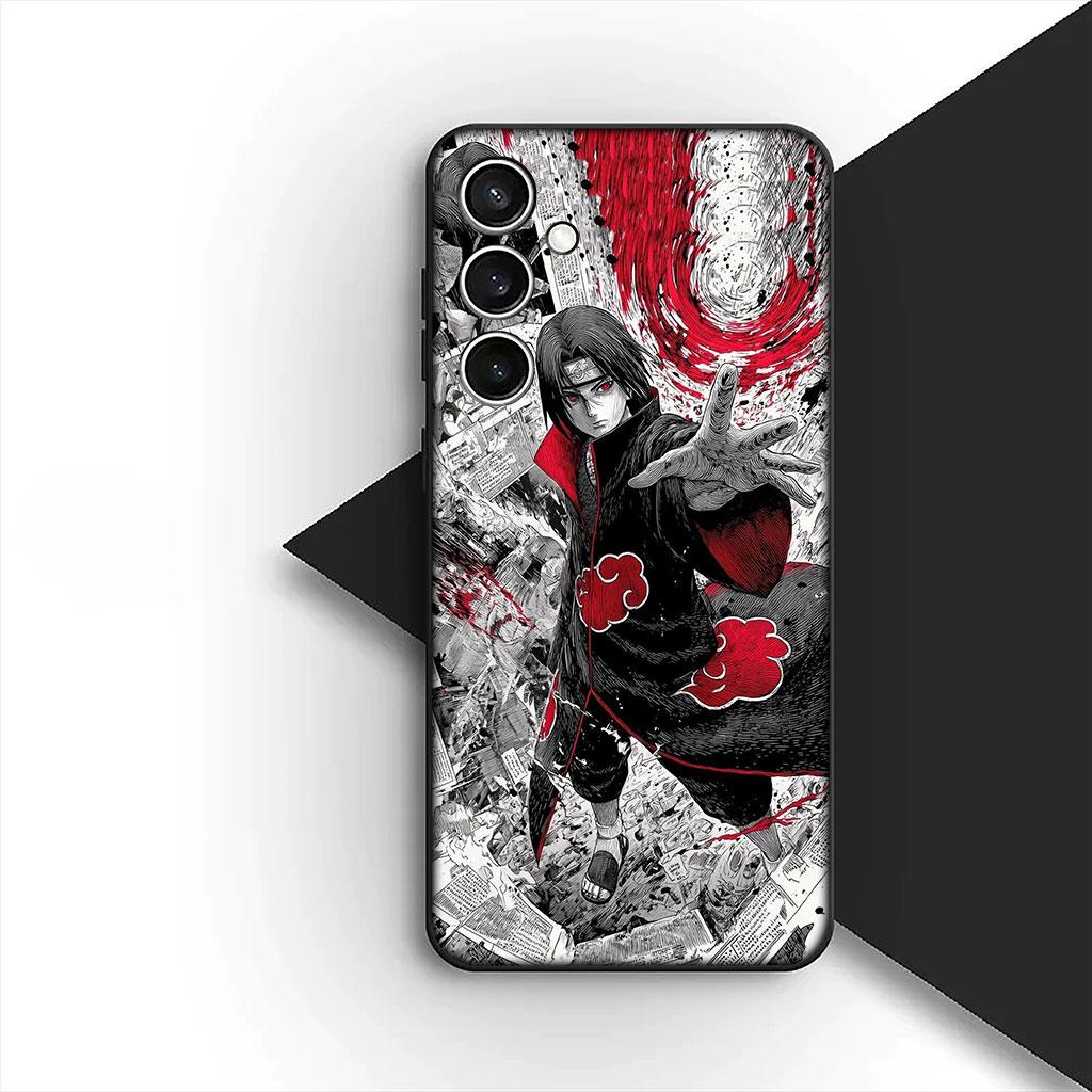 Pain Akatsuki Narutos Uchiha Itachi Silicone Phone Cover for Apple iPhone 17 Air 12 13 Pro Max Mini ProMax 7 + 8 Plus Soft Case
