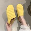 French Müller Sandals 2025 Summer Breathable Bag Head Half Slippers Women's Summer Wear Roman Style Thick-soled Boken Shoes
