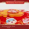 Thickened Fu Character Door Sticker Chinese Style Lucky Fu Sticker  Spring Festival Supplies