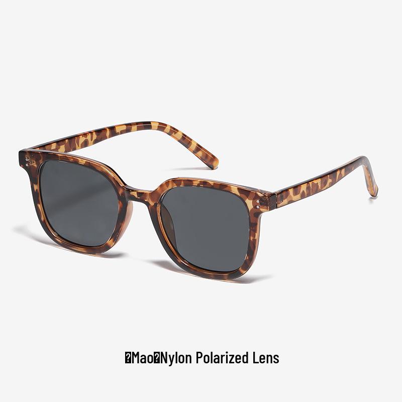 High-End Retro Square Frame Polarized Sunglasses - UV Protection for Men & Women