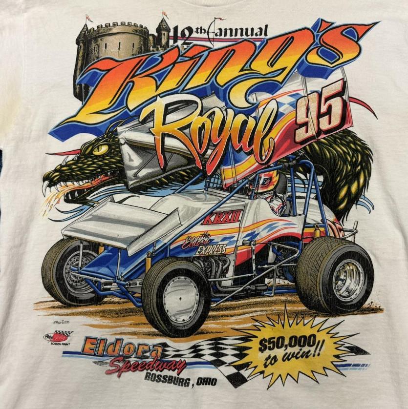 Vintage 2003 9th Eldora Dirt Late Model Dream Event T-Shirt Late Model T-Shirt XL