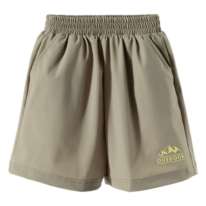 Beibeiyi Boy s Lightweight Breathable Casual Capri Shorts 140/60