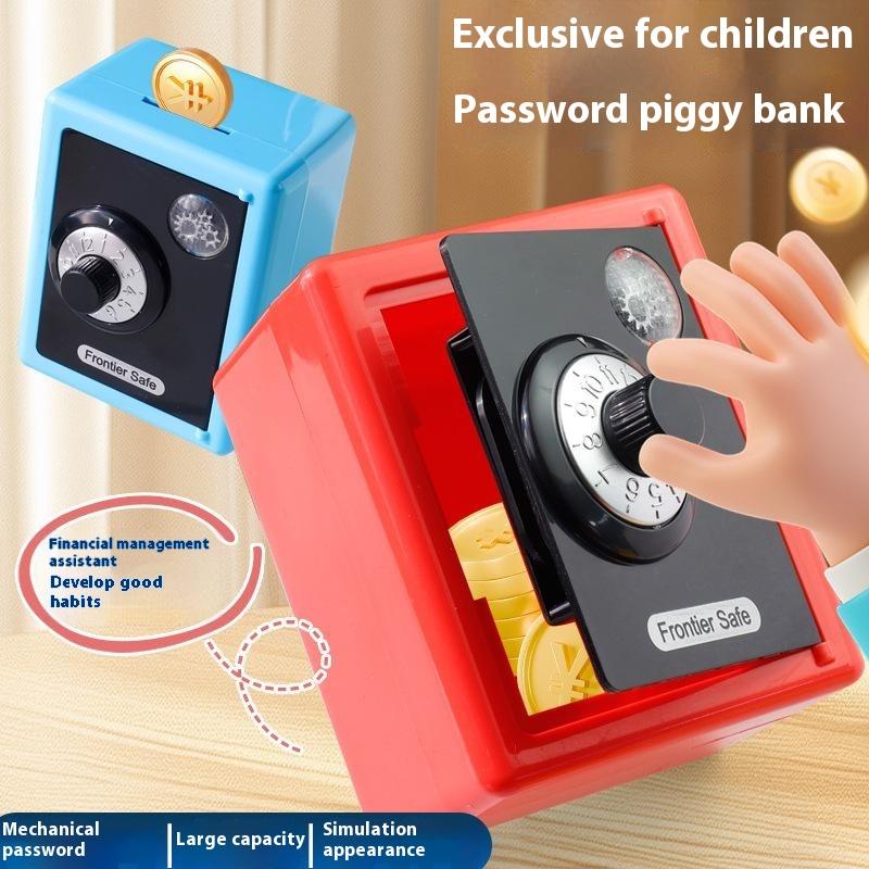 Mini Atm Money Box Creative Piggy Bank Password Digital Coins Cash Deposit Children Security Saving Safe Box Best New Year Gift