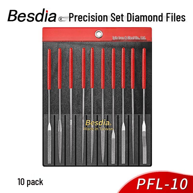 Besdia Diamond Alloy File PF-10L/PF-10/PFL-10, First-Class Quality, Taiwan