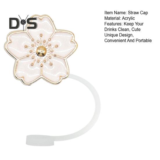 1/11Pcs  Straw Cap for Cup Faux Pearl Straw Topper for 30&40 Oz Tumbler Reusable Dust-Proof Straw Tips Lids Protectors Reliable Beverage Cover