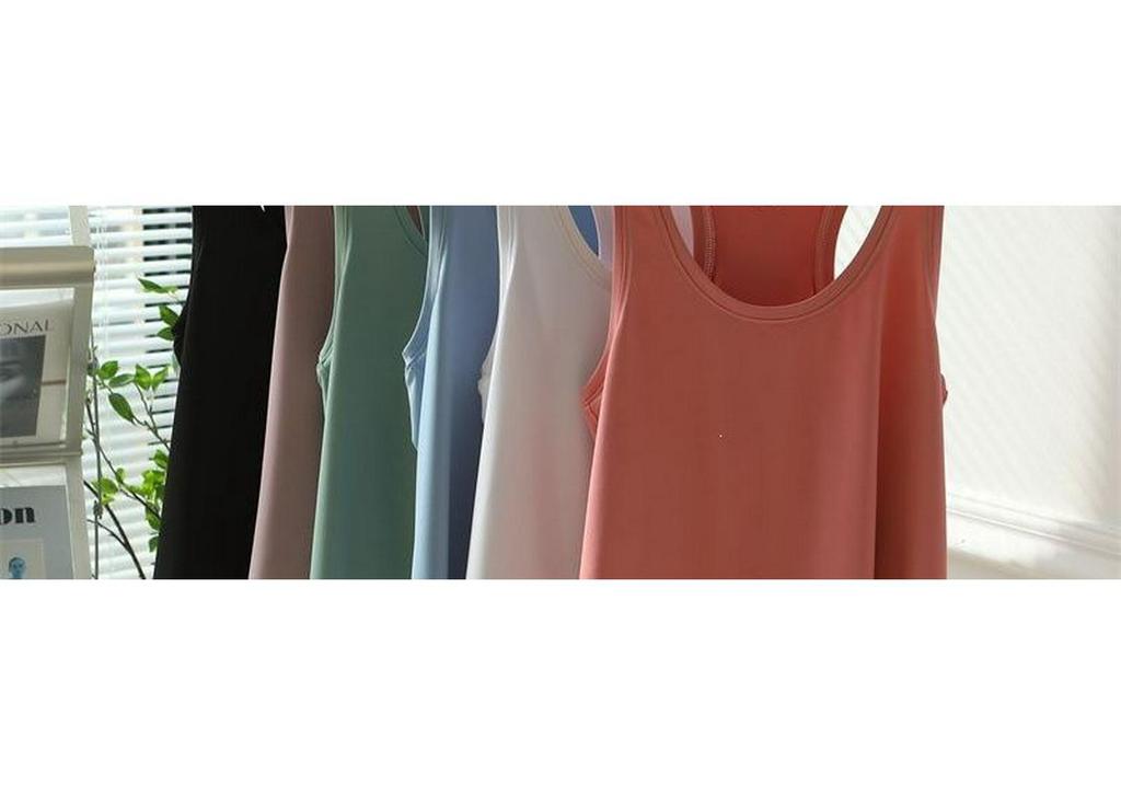 Women's Quick-Dry Sleeveless Yoga T-Shirt - Racerback, Loose, Breathable Fitness Top for Summer Running