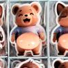 Chubby Shiba Inu 3D Stickers Cartoon Phone Case Decoration Home Decoration Sticker  for Party Favor