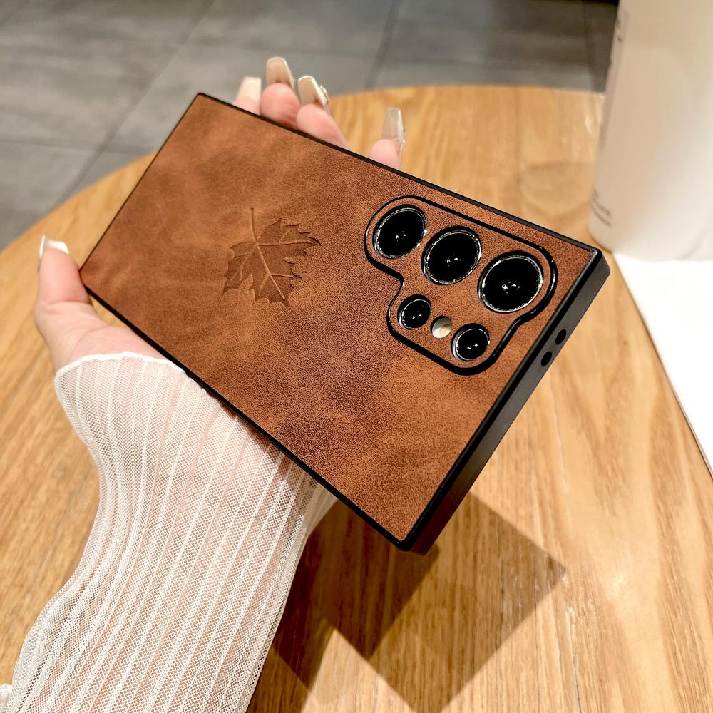 Luxury Retra Leather Case For Samsung Galaxy S25 S24 S23 S22 S21 Ultra Plus FE A56 A55 A54 A52 A53 A15 A16 A35 A36 5G 4G Cover