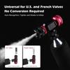 CO2 Bike Tire Inflator Quick Inflate Nozzle for Road and Mountain Bikes 16g Cylinders USA French Valves Portable with