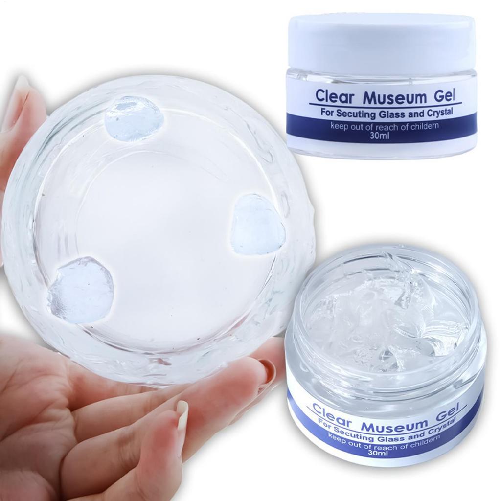 Reusable Clear Museum Gel Artifacts Museum Exhibits Gel Removable Clear No Residues Exhibits Putty Prevent Falling for Ceramic