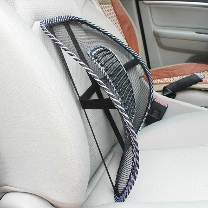 Chair Back Support Massage Cushion Mesh Relief Lumbar Brace Car Truck Office Home Cushion Seat Chair Lumbar Back Support Chair