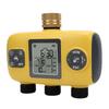 3 Zone Sprinkler Timer Programmable Manual Automatic Watering System with Brass Inlet Rain Delay IPX5 Waterproofing for