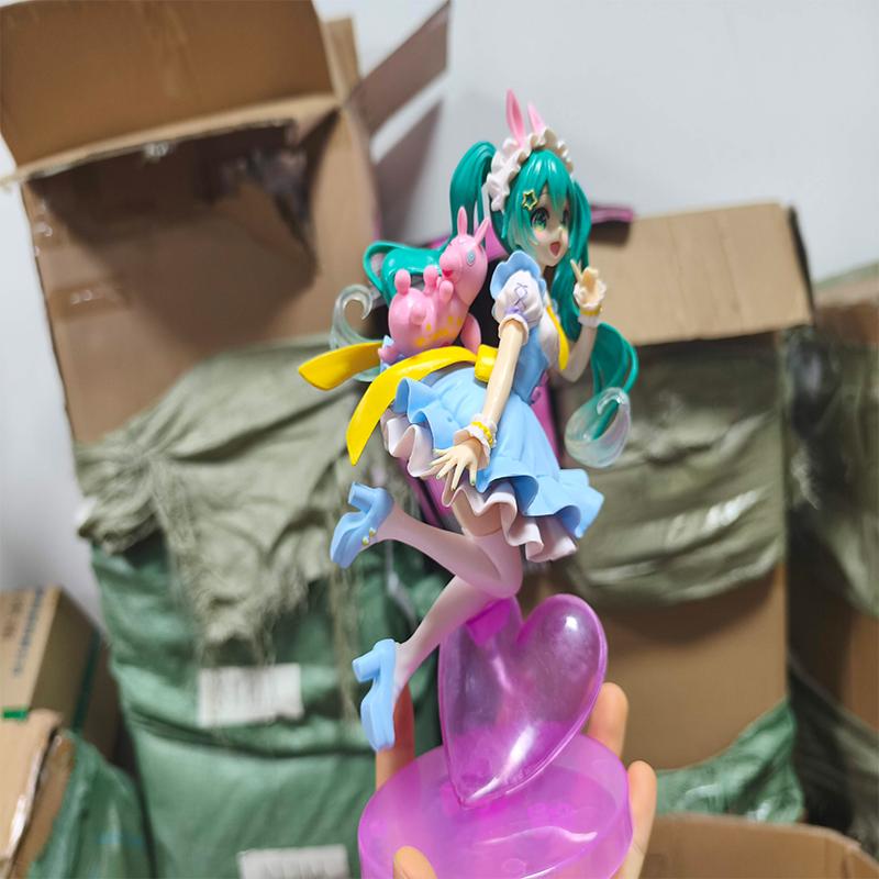 NEW Hatsune Miku Rody Wonderland Anime PVC Action Figurine AMP Fairy Tale Series Collectible Model Toy Birthday Gift for Fans