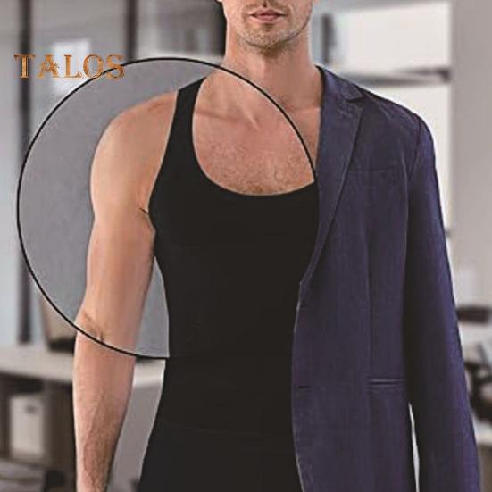 Men Body Shaping Vest Compression Abdomen Tummy Control Shirt Slimming Body Corset Vest Slim Underwear Sports Vest Shapewear for Daily Wear Exercise