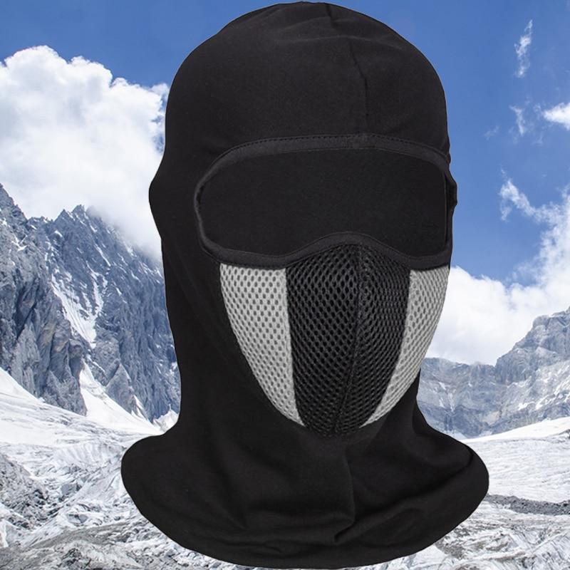 גברים חיצוני Balaclava אופנוע סקי מסכת עמיד לרוח צוואר חם מלא מגן פנים להגן