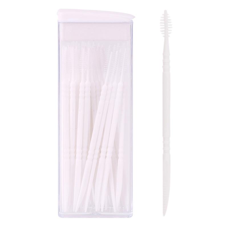 Portable Plastic Toothpick 50 Pack Boxed Green No Smell Oral Dental Picks ARI