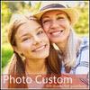 Personalized Photo Diamond Art, Customized Private Picture Arts Craft Decor for Family, Mom, Dad, Kids, Dog, Friends, Loves (Round Drill)
