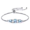 925 Sterling Silver Adjustable Tennis Bracelet for Women High-End Cute Zirconia Jewelry for Parties