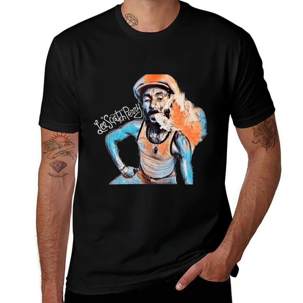 Lee ScratchPerry TShirt AntiFade Casual Tee Shirt