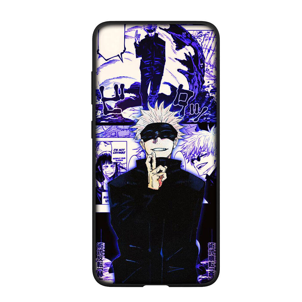 For iPhone 17 16 15 Xiaomi Poco F7 F8 X7 X6 C85 C75 C71 M8 Redmi Note 14 13 12 Pro Max 14C 13C 15C A3 A4 Case Anime Jujutsu Kaisen Gojo Satoru Cover
