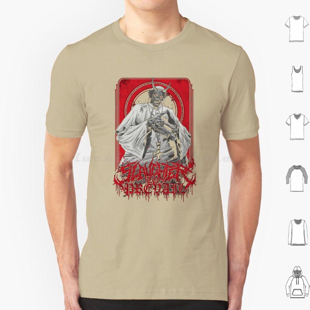 Slaughter To Prevail Merch T Shirt Cotton Men Women DIY Print Slaughter To Prevail Prevail Slaughter Misery Sermon Kostolom
