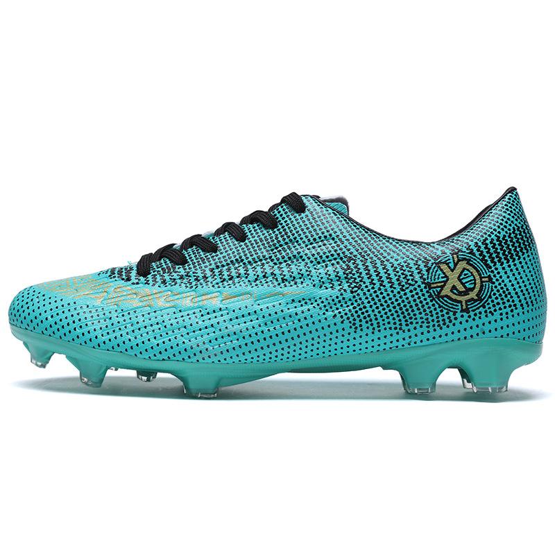 Football Shoes New Children's Students Spike Broken Diced Game Shoes Men's and Women's C Luo Assassin AG Large Size Low-top Training Shoes
