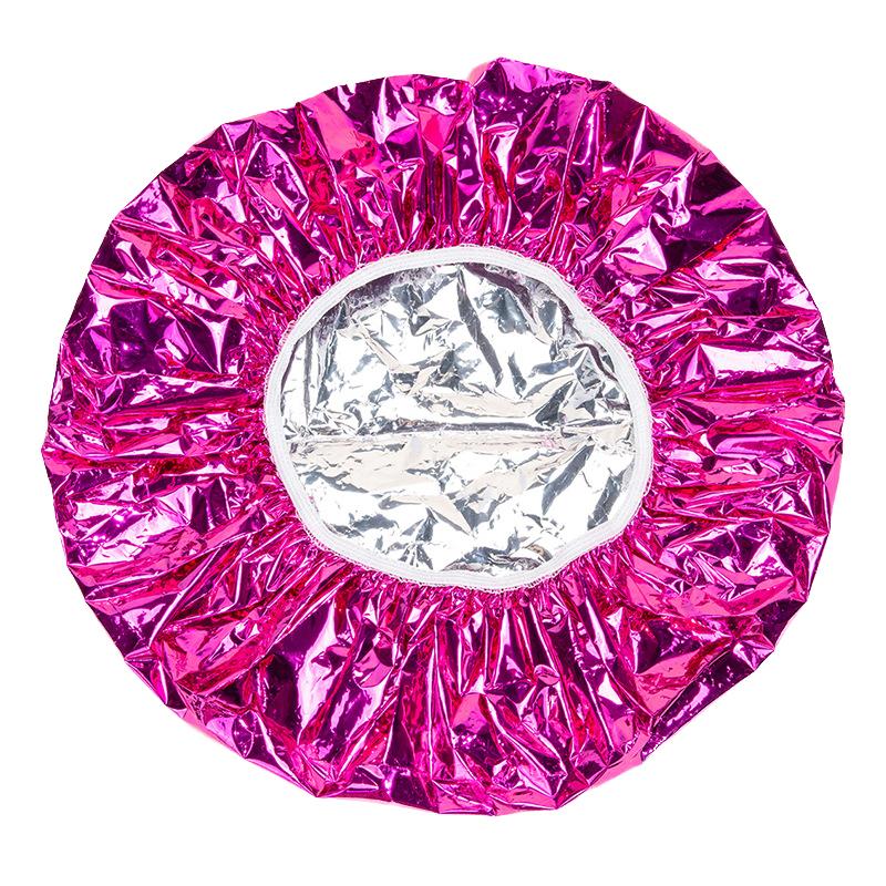 Hair Care Shower Cap Heat Insulation Aluminum Foil Hat Hair Dyeing Cap Hair Dyeing Tools Home Hair Care Constant Temperature Hat