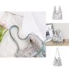 Street Style Nylon Flower Bow Pattern Backpack With Soft Structure And Spacious Design