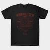 Men Black Print T-shirt Winchester Bros. No-Cut Transfer Paper Print Cotton Tshirt
