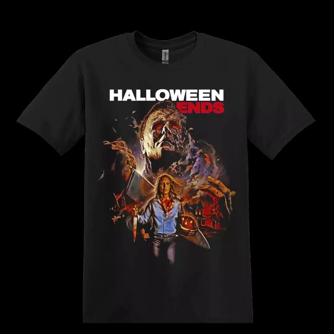 Halloween Ends Movie Horror Michael Myers T-Shirt Black S-4XL XXXL