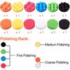 SIQUK 16 Pieces Buffing Pads 3 Inch Car Polishing Pad Kit Foam Polish Pads Wax Buffer Polisher Attachment For Drill