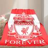 Liverpool FC Blanket, Valentine's Day, Halloween, Thanksgiving Gift Blankets, Home Blanket for Bed and Couch Use
