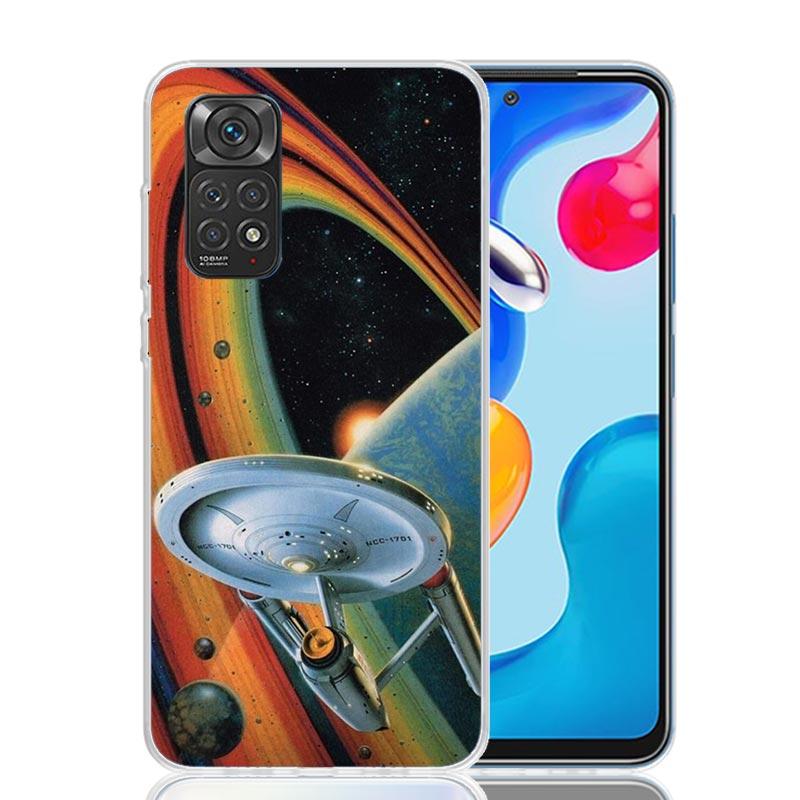 Star Movie T-Trek Phone Case For Xiaomi Redmi Note 13 14 15 Pro Plus 12S 12 14S 11S 11E 10 10S 11 11T 5G 4G Cover Coque Redmi No