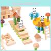 Forest Bamboo Panda Wooden Building Blocks For Kids Early Education Gift Play