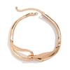European & American Punk Style Geometric Metal Buckle Choker Necklace for Women