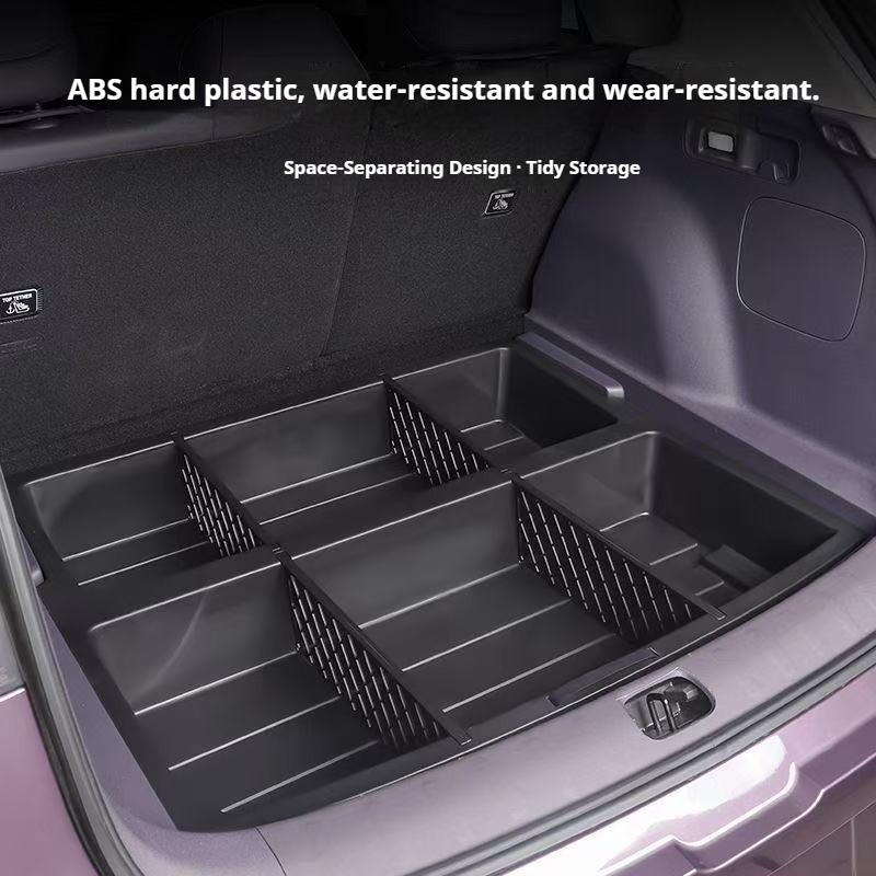 For Leapmotor B10 Car Trunk Lower Storage Box Auto Trunk Expansion Compartment Storage Boxes Interior Organization Accessories