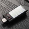 Rechargeable Mini Led Flashlight Worklight Keychain Light Camping Lamp Easy To Carry Multiple Lighting Modes Waterproof Material