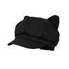 Beret Winter Hats for Women Solid Plain Cute Cat Ear Octagonal Newsboy Cap Ladies Casual Winter Beret Women Painter Cap Vintage